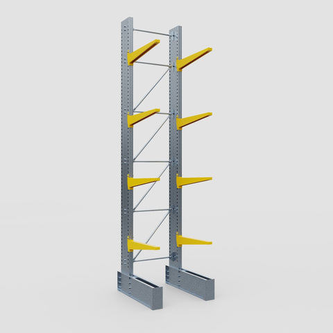 Cantilever Rack - Single Sided - Ultra Heavy Duty - Powder Coated - Full Bay - Height 5791mm
