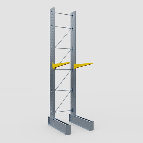 Cantilever Rack - Single Sided - Ultra Heavy Duty - Powder Coated - Full Bay - Height 5791mm