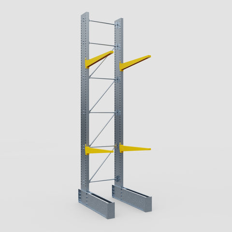 Cantilever Rack - Single Sided - Ultra Heavy Duty - Powder Coated - Full Bay - Height 5791mm