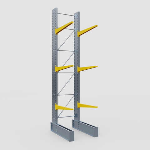 Cantilever Rack - Single Sided - Ultra Heavy Duty - Powder Coated - Full Bay - Height 5791mm