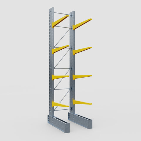 Cantilever Rack - Single Sided - Ultra Heavy Duty - Powder Coated - Full Bay - Height 5791mm