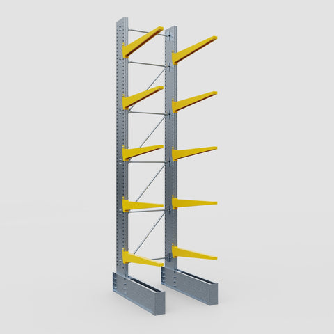 Cantilever Rack - Single Sided - Ultra Heavy Duty - Powder Coated - Full Bay - Height 5791mm