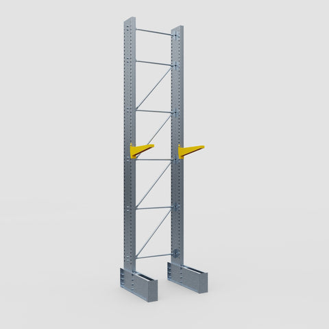 Cantilever Rack - Single Sided - Ultra Heavy Duty - Powder Coated - Full Bay - Height 5791mm