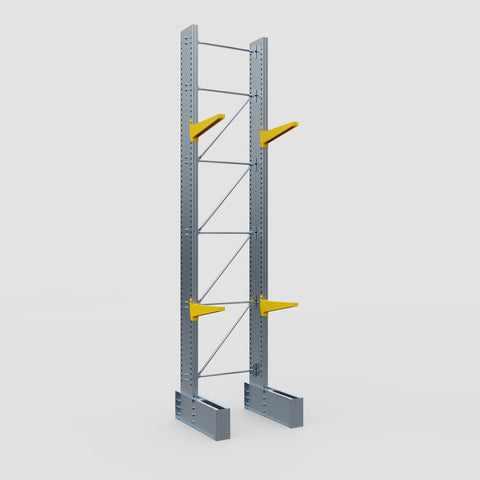 Cantilever Rack - Single Sided - Ultra Heavy Duty - Powder Coated - Full Bay - Height 5791mm