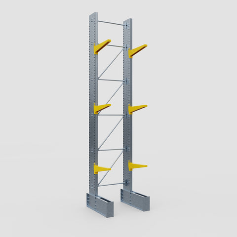 Cantilever Rack - Single Sided - Ultra Heavy Duty - Powder Coated - Full Bay - Height 5791mm