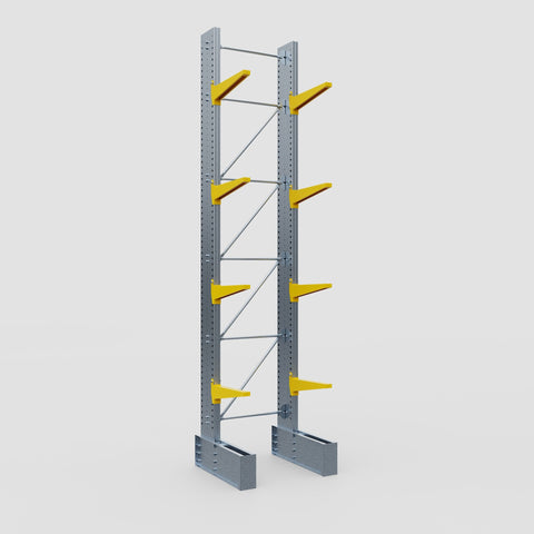 Cantilever Rack - Single Sided - Ultra Heavy Duty - Powder Coated - Full Bay - Height 5791mm
