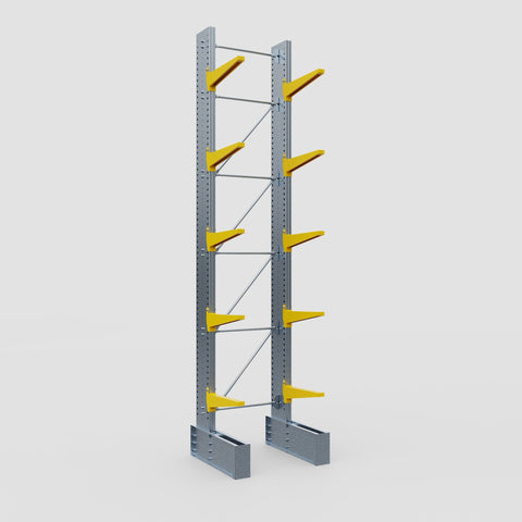 Cantilever Rack - Single Sided - Ultra Heavy Duty - Powder Coated - Full Bay - Height 5791mm
