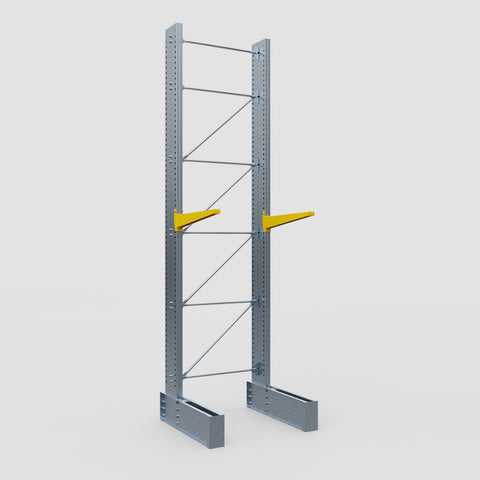 Cantilever Rack - Single Sided - Ultra Heavy Duty - Powder Coated - Full Bay - Height 5791mm