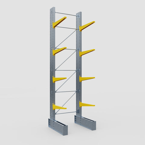 Cantilever Rack - Single Sided - Ultra Heavy Duty - Powder Coated - Full Bay - Height 5791mm