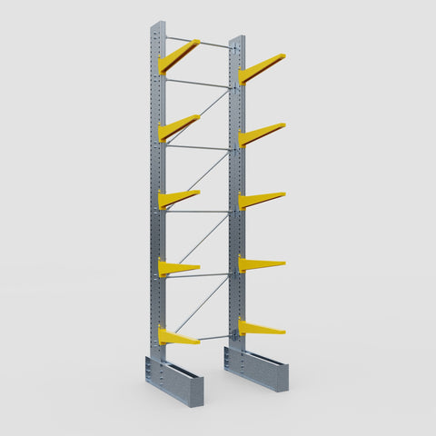 Cantilever Rack - Single Sided - Ultra Heavy Duty - Powder Coated - Full Bay - Height 5791mm