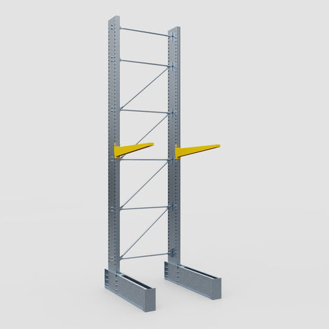 Cantilever Rack - Single Sided - Ultra Heavy Duty - Powder Coated - Full Bay - Height 5791mm