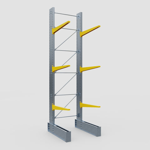 Cantilever Rack - Single Sided - Ultra Heavy Duty - Powder Coated - Full Bay - Height 5791mm