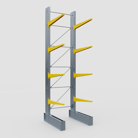 Cantilever Rack - Single Sided - Ultra Heavy Duty - Powder Coated - Full Bay - Height 5791mm