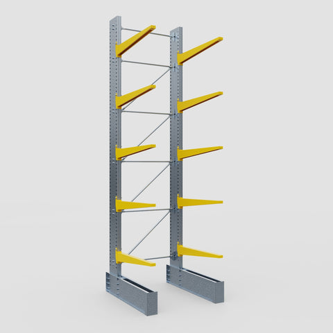 Cantilever Rack - Single Sided - Ultra Heavy Duty - Powder Coated - Full Bay - Height 5791mm