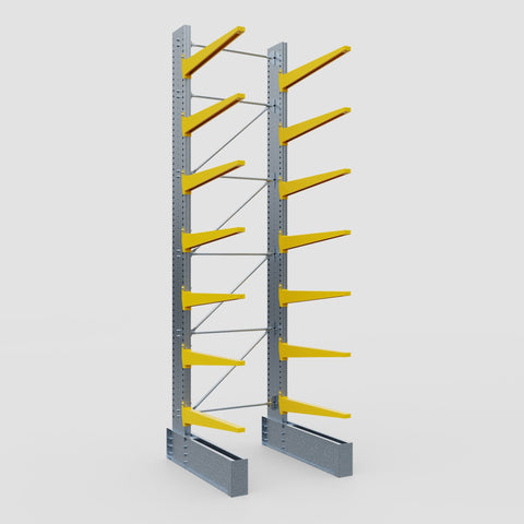 Cantilever Rack - Single Sided - Ultra Heavy Duty - Powder Coated - Full Bay - Height 5791mm