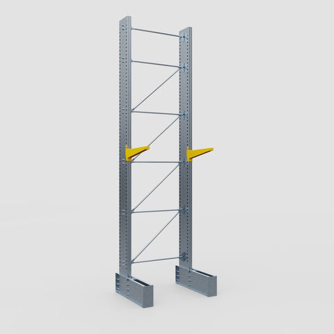 Cantilever Rack - Single Sided - Ultra Heavy Duty - Powder Coated - Full Bay - Height 5791mm