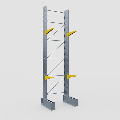 Cantilever Rack - Single Sided - Ultra Heavy Duty - Powder Coated - Full Bay - Height 5791mm