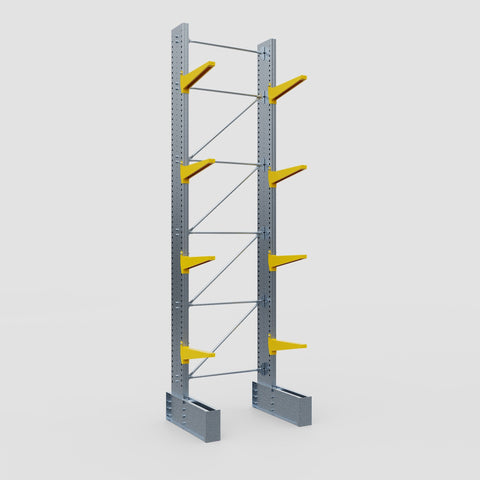 Cantilever Rack - Single Sided - Ultra Heavy Duty - Powder Coated - Full Bay - Height 5791mm