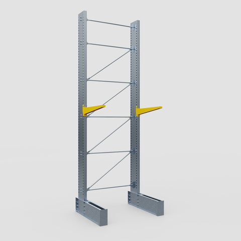 Cantilever Rack - Single Sided - Ultra Heavy Duty - Powder Coated - Full Bay - Height 5791mm