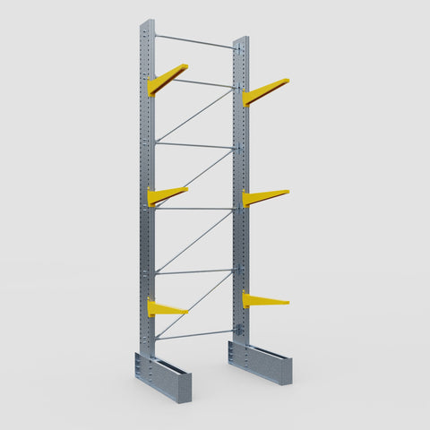 Cantilever Rack - Single Sided - Ultra Heavy Duty - Powder Coated - Full Bay - Height 5791mm