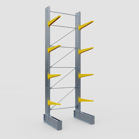 Cantilever Rack - Single Sided - Ultra Heavy Duty - Powder Coated - Full Bay - Height 5791mm