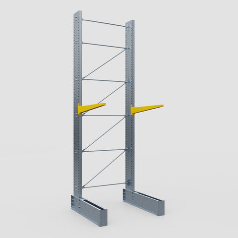 Cantilever Rack - Single Sided - Ultra Heavy Duty - Powder Coated - Full Bay - Height 5791mm