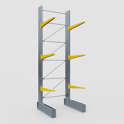 Cantilever Rack - Single Sided - Ultra Heavy Duty - Powder Coated - Full Bay - Height 5791mm