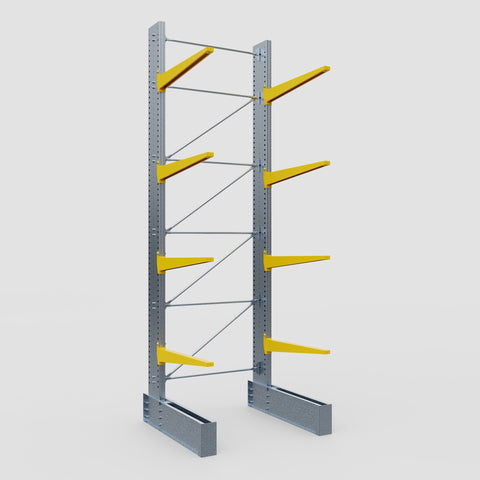 Cantilever Rack - Single Sided - Ultra Heavy Duty - Powder Coated - Full Bay - Height 5791mm