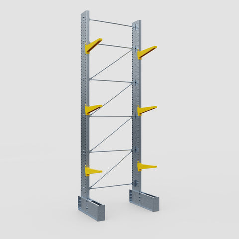 Cantilever Rack - Single Sided - Ultra Heavy Duty - Powder Coated - Full Bay - Height 5791mm