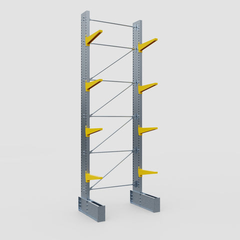 Cantilever Rack - Single Sided - Ultra Heavy Duty - Powder Coated - Full Bay - Height 5791mm