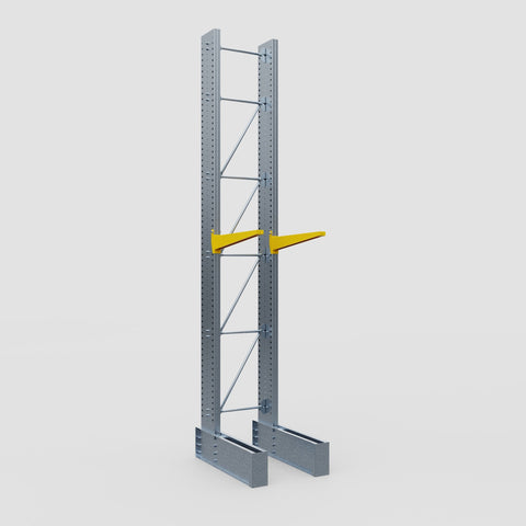 Cantilever Rack - Single Sided - Ultra Heavy Duty - Powder Coated - Full Bay - Height 5791mm