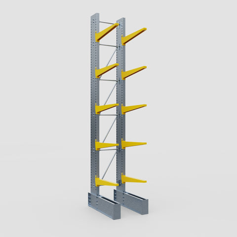 Cantilever Rack - Single Sided - Ultra Heavy Duty - Powder Coated - Full Bay - Height 5791mm