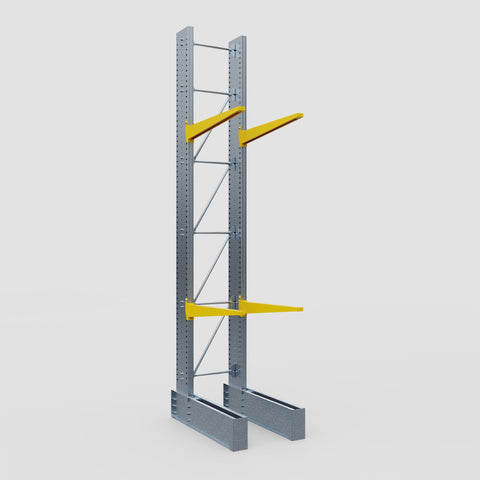 Cantilever Rack - Single Sided - Ultra Heavy Duty - Powder Coated - Full Bay - Height 5791mm