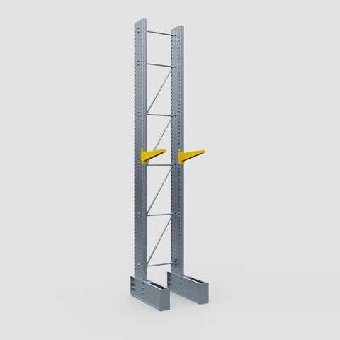 Cantilever Rack - Single Sided - Ultra Heavy Duty - Powder Coated - Full Bay - Height 5791mm