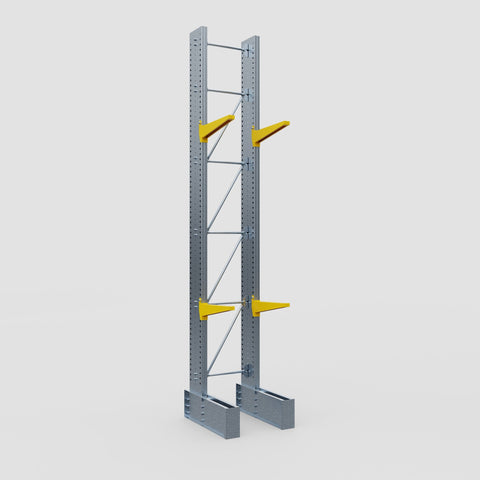 Cantilever Rack - Single Sided - Ultra Heavy Duty - Powder Coated - Full Bay - Height 5791mm