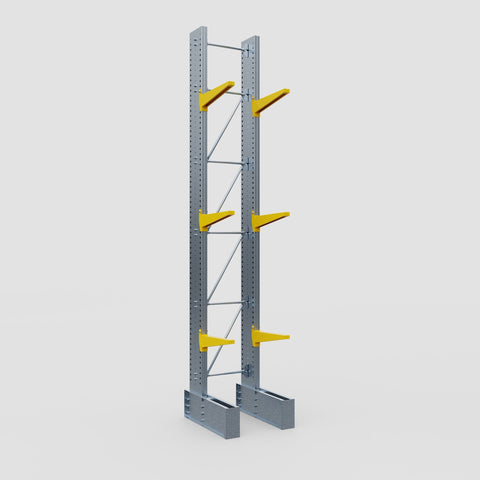 Cantilever Rack - Single Sided - Ultra Heavy Duty - Powder Coated - Full Bay - Height 5791mm