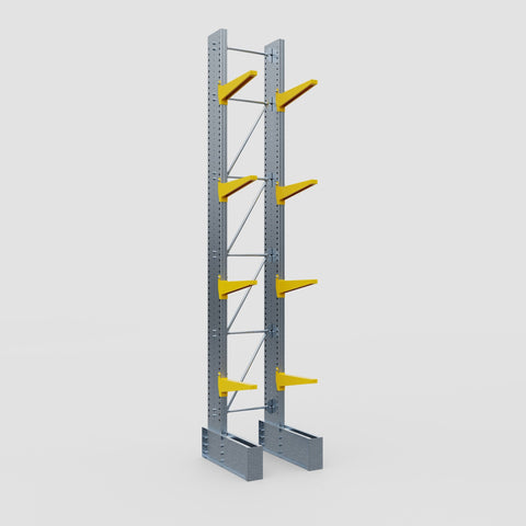 Cantilever Rack - Single Sided - Ultra Heavy Duty - Powder Coated - Full Bay - Height 5791mm