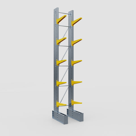Cantilever Rack - Single Sided - Ultra Heavy Duty - Powder Coated - Full Bay - Height 5791mm