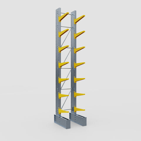Cantilever Rack - Single Sided - Ultra Heavy Duty - Powder Coated - Full Bay - Height 5791mm