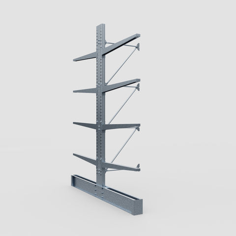 Cantilever Rack - Double Sided - Super Heavy Duty - Hot Dip Galvanized - Add-On Bay - Height 4267mm