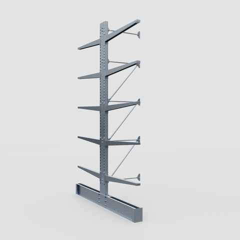 Cantilever Rack - Double Sided - Super Heavy Duty - Hot Dip Galvanized - Add-On Bay - Height 4877mm