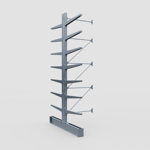 Cantilever Rack - Double Sided - Super Heavy Duty - Hot Dip Galvanized - Add-On Bay - Height 4877mm