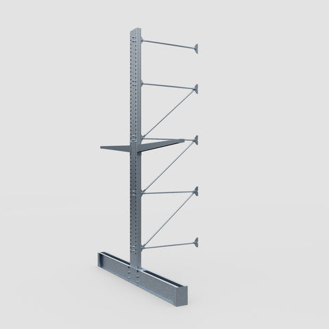 Cantilever Rack - Double Sided - Super Heavy Duty - Hot Dip Galvanized - Add-On Bay - Height 4877mm