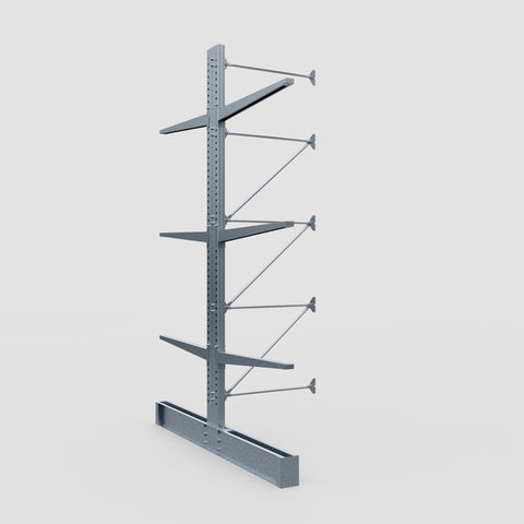 Cantilever Rack - Double Sided - Super Heavy Duty - Hot Dip Galvanized - Add-On Bay - Height 4877mm