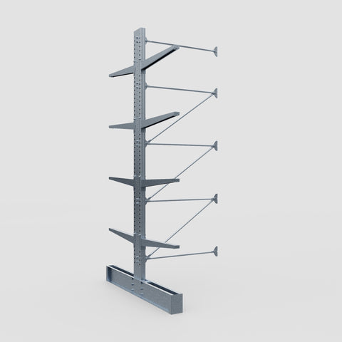 Cantilever Rack - Double Sided - Super Heavy Duty - Hot Dip Galvanized - Add-On Bay - Height 4877mm