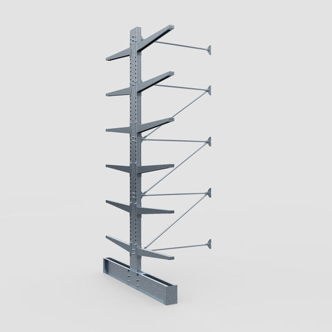 Cantilever Rack - Double Sided - Super Heavy Duty - Hot Dip Galvanized - Add-On Bay - Height 4877mm