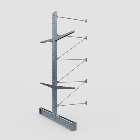 Cantilever Rack - Double Sided - Super Heavy Duty - Hot Dip Galvanized - Add-On Bay - Height 4877mm