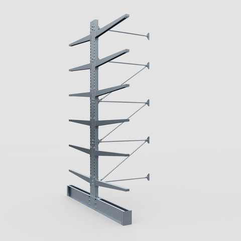 Cantilever Rack - Double Sided - Super Heavy Duty - Hot Dip Galvanized - Add-On Bay - Height 4877mm