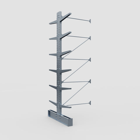 Cantilever Rack - Double Sided - Super Heavy Duty - Hot Dip Galvanized - Add-On Bay - Height 4877mm