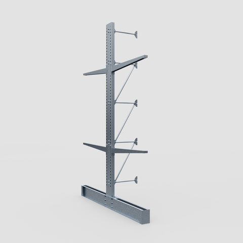 Cantilever Rack - Double Sided - Super Heavy Duty - Hot Dip Galvanized - Add-On Bay - Height 4877mm